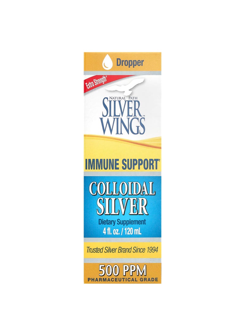 Colloidal Silver, 500 PPM, 4 fl oz (120 ml)